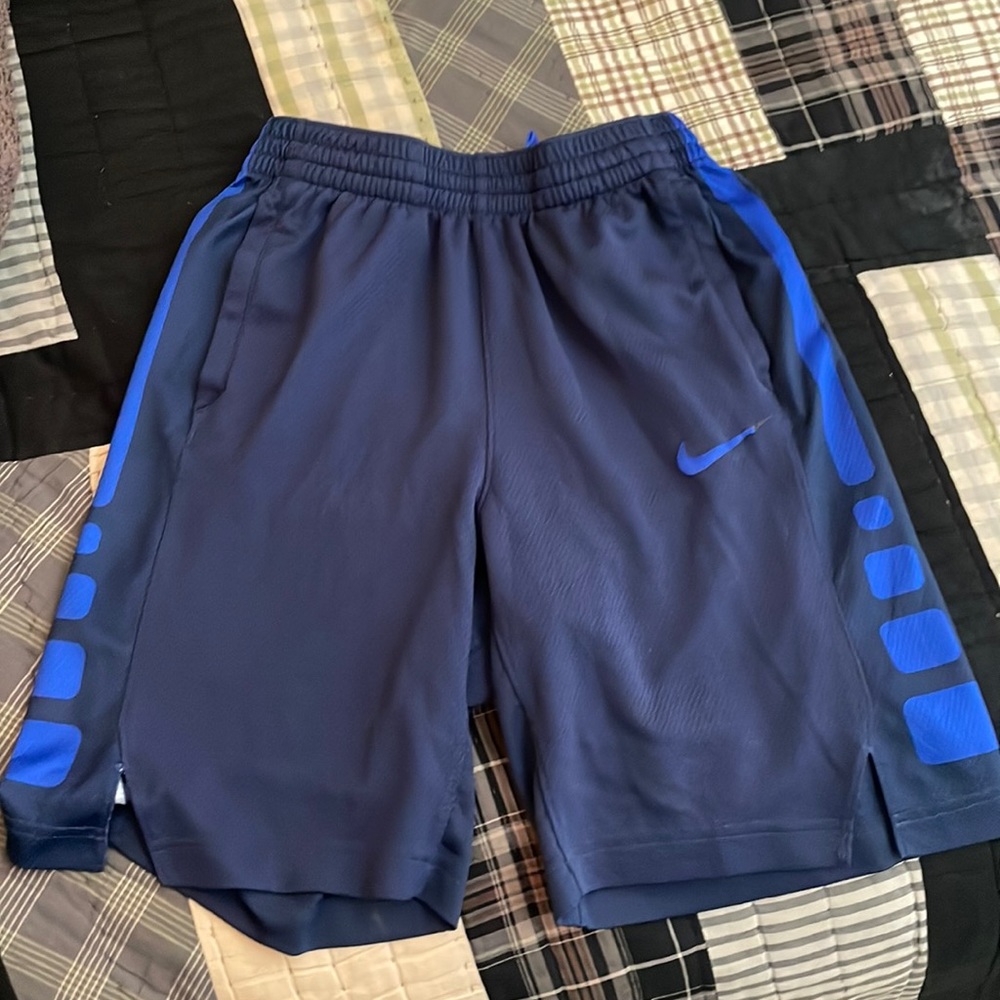 Nike elite navy and blue shorts
